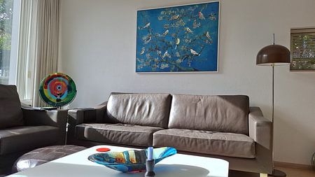 Birds in the Almond Blossom