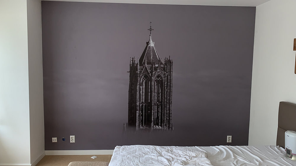 Utrecht's Dom above the fog