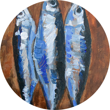 Le trois sardines van Mieke Daenen