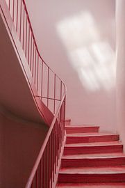 Roze trap II van Wianda Bongen