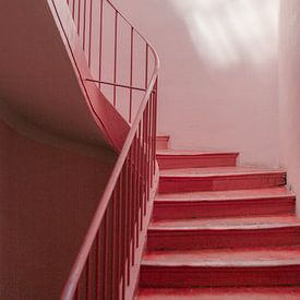 Escalier rose II sur Wianda Bongen