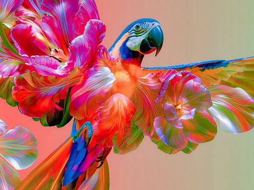 Wings Born from Flowers