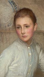 Portret van een meisje, George Clausen