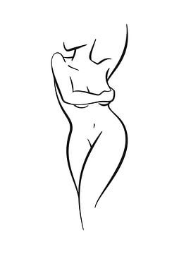 Female Line Art II van Creativity Building