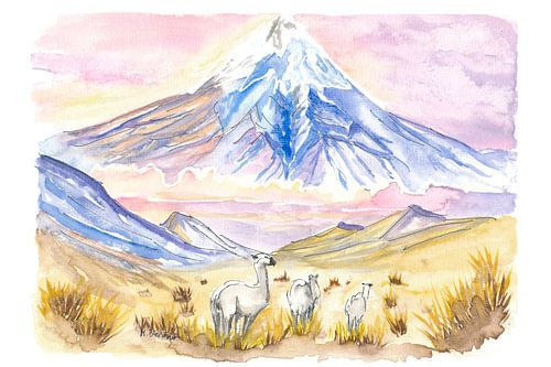 Le majestueux volcan Cotopaxi se dresse au-dessus des hauts plateaux équatoriens