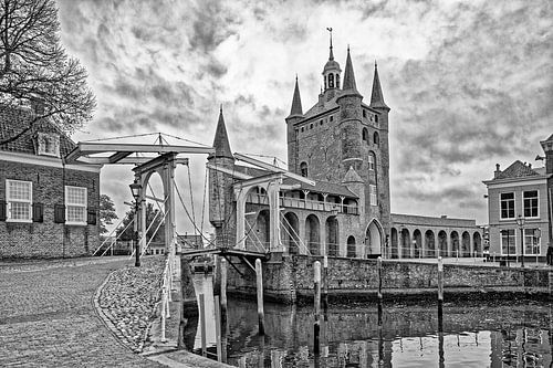 Noordhaven in het binnengebied van Zierikzee