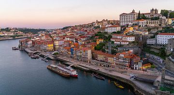 Porto vanaf Ponte Luis I tijdens zonsopkomst