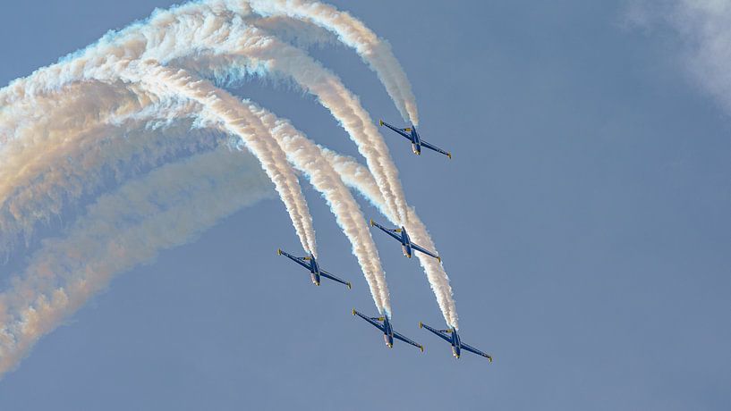 Équipe de démonstration Patrouille Tranchant. par Jaap van den Berg