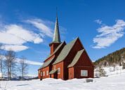 The Hegge stave church in Norway by Adelheid Smitt thumbnail