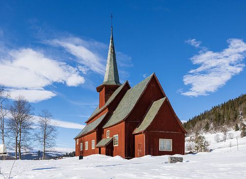 De Hegge staafkerk in Noorwegen