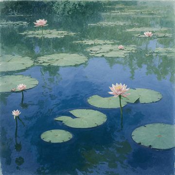 Water lily's at rest by Matteo Bellini