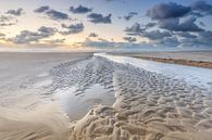 Sandstrukturen Nordseestrand Terschelling von Jurjen Veerman Miniaturansicht