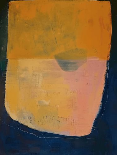 Abstrait moderne aux couleurs chaudes