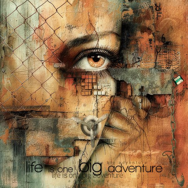 Life, a big  adventure by Carla van Zomeren