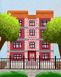 Mignon immeuble d'appartements