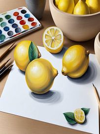 Gelbe Zitrone. von TOAN TRAN