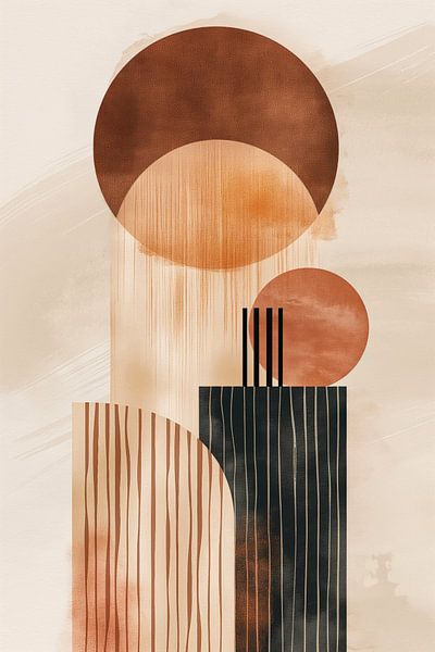 Japandi abstract by Bert Nijholt