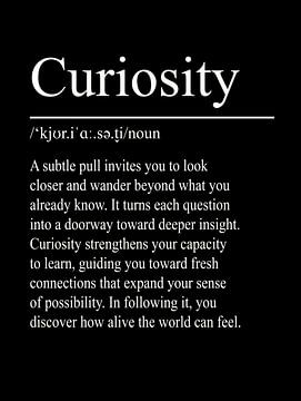 Curiosity Definition - Black
