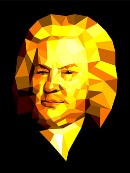 Bach in Gelb – und Schwarz
