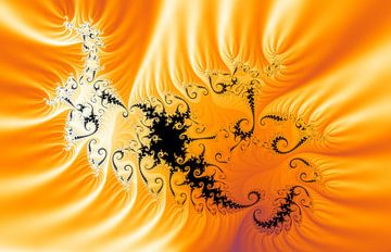 Kleurrijke Mandelbrot Fractal - Wiskunde en Kunst van MPfoto71