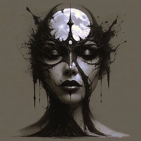 Mondschleierträumerei Abstraktion von A.D. Digital ART