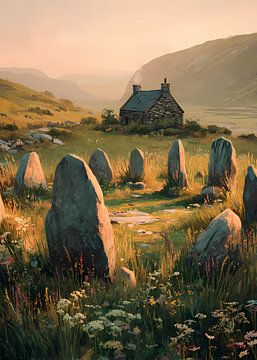 Schottisches Haus am Steinkreis