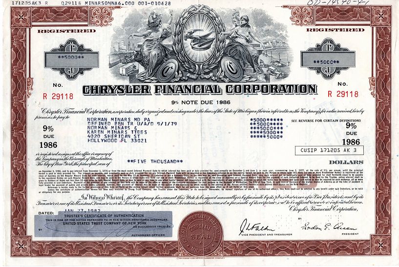 R29118 - Chrysler Financial Corporation van CountMonteCrypto NFT