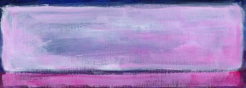 Grand nuage rose peinture acrylique