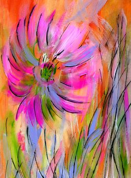 opgewekte stemming van Claudia Gründler