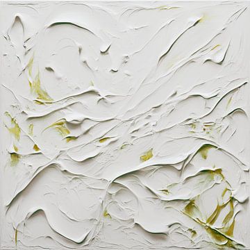 Sea Spray Palette - Witte Schilderij van ComfortQ