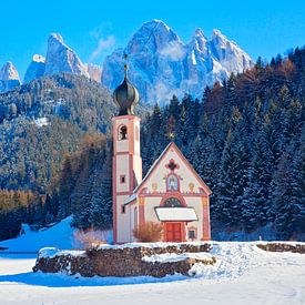 Val die Funes, Dolomites, Italie