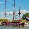VOC-schip 'De Amsterdam' van Eduard Lamping