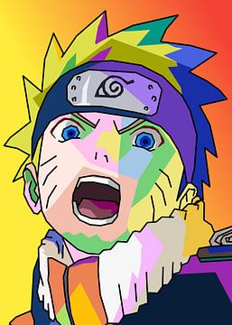 Naruto in wpap pop-art van IHSANUDDIN .