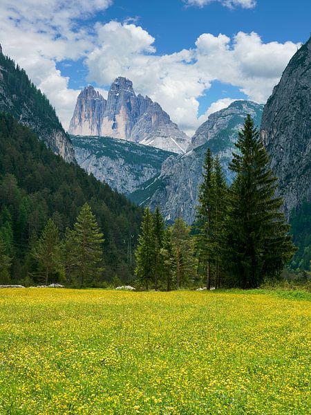 View of the Three Peaks in the South Tyrolean Dolomites by Reiner Würz / RWFotoArt