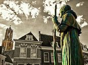 Paus Adrianus beziet de Dom van Ruben van Gogh - smartphoneart thumbnail