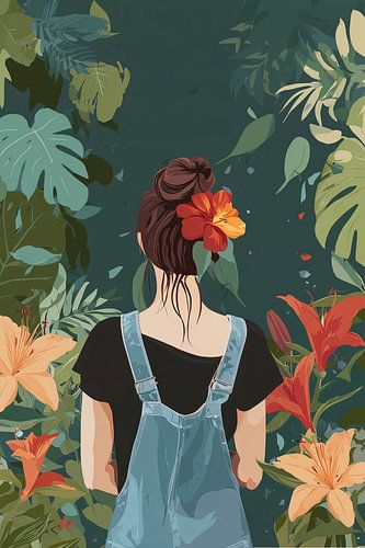 Jungle Girl in Denim no.1