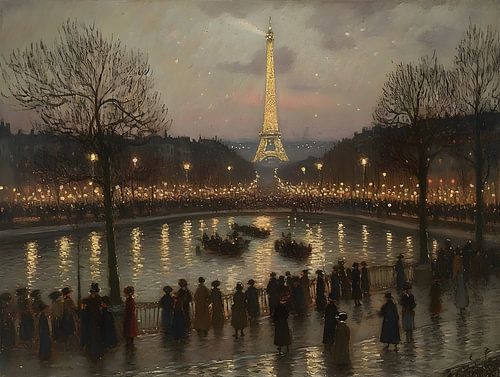 Mer de lumière à Paris