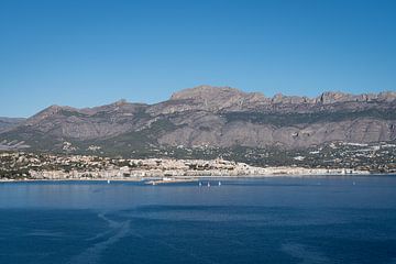 Coastal town of Altea, mountains and the blue sea by Adriana Mueller
