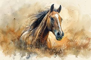 Pferd Skizze