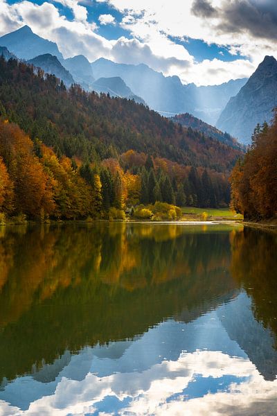 Rießersee in de herfst van Martin Wasilewski