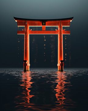 Mystiek Japan van fernlichtsicht