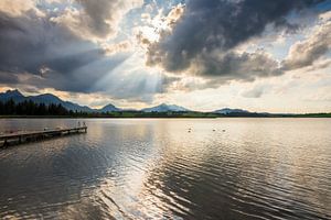 Coucher de soleil au Hopfensee