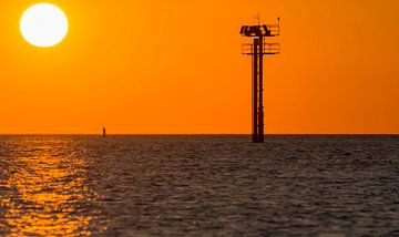 Sonnenuntergang in Zeeland von Peter Bartelings