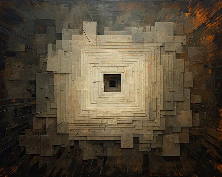 Meditation von Abstraktes Gemälde