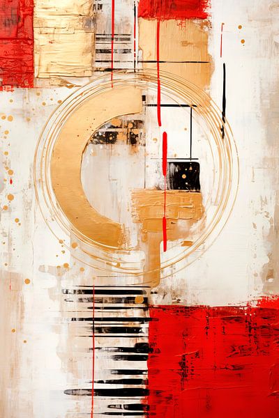 ABSTRAKTE KUNST Stimmungsvolle Spannung von Melanie Viola