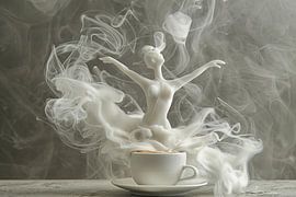 art avec boissons et café sur Egon Zitter