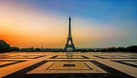Eiffeltoren vanaf het Tracodero van Michiel Buijse thumbnail