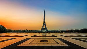 Eiffelturm vom Tracodero aus von Michiel Buijse
