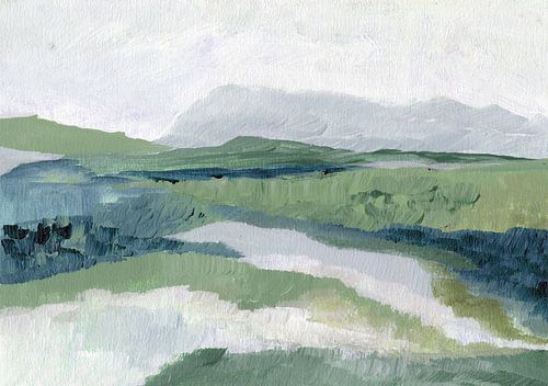 Winteruitzicht landschap