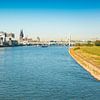 Köln Skyline am Rhein von Martin Wasilewski
